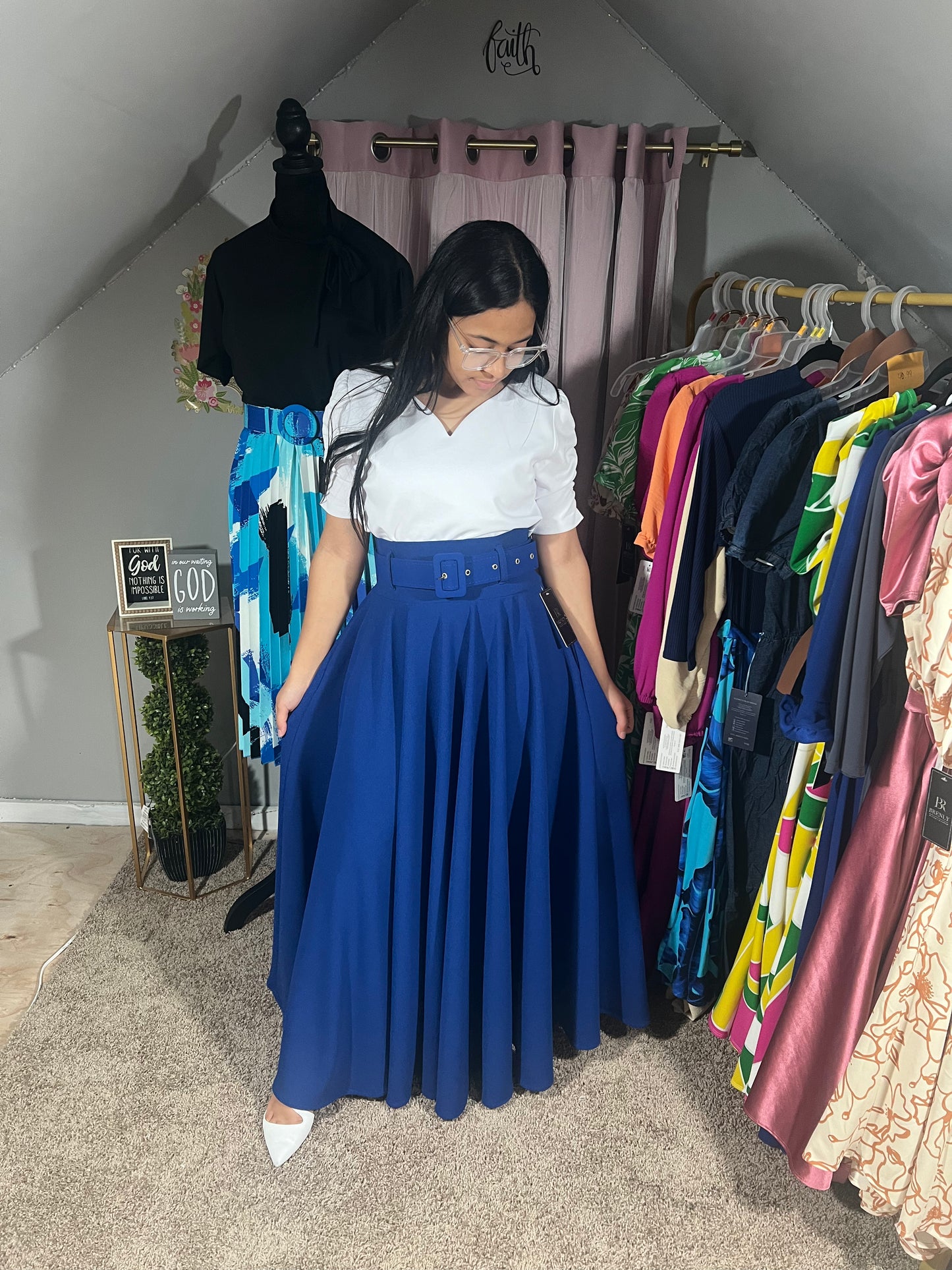 Sophia skirt Royal Blue