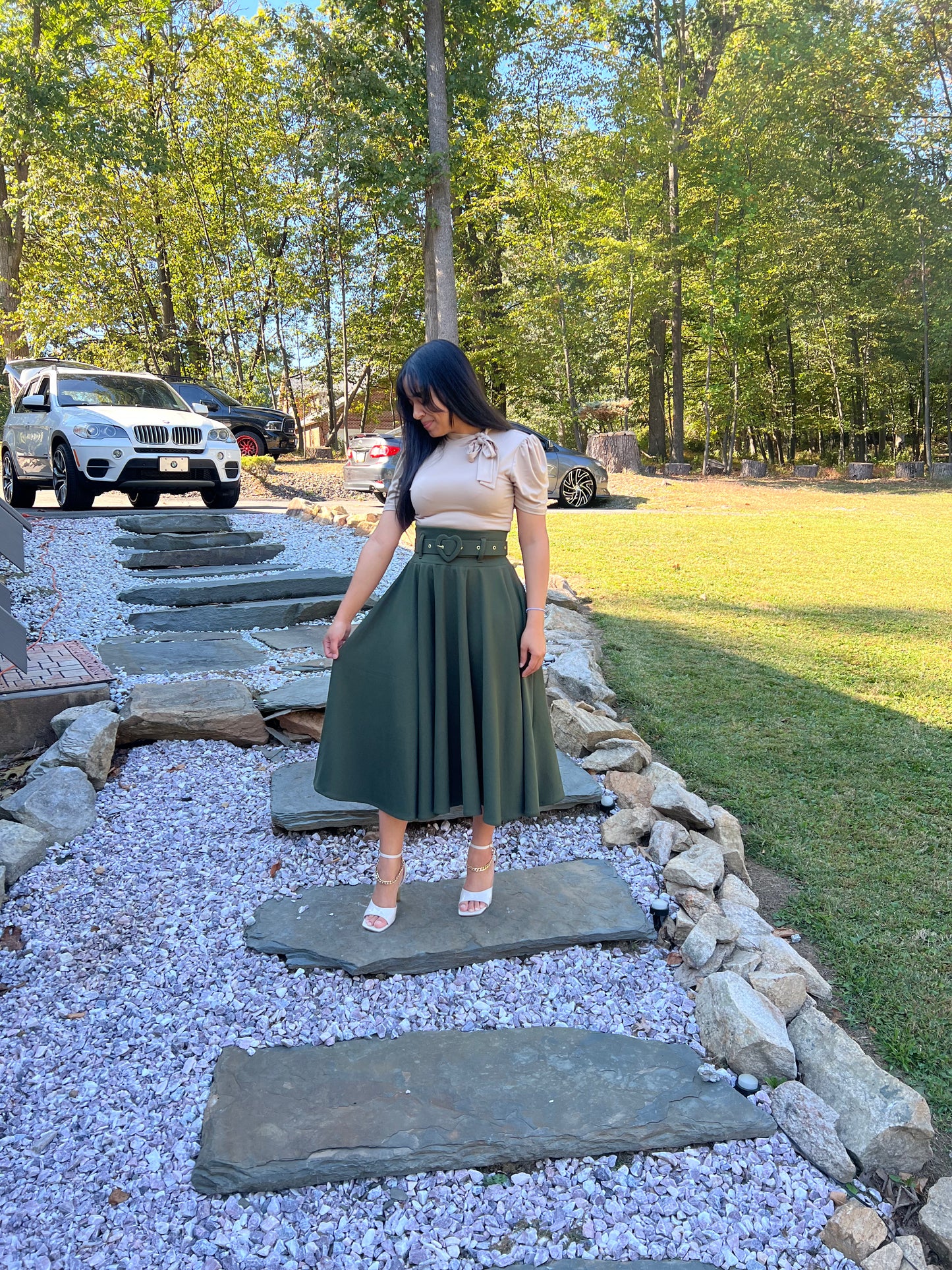 Sophia midi skirt