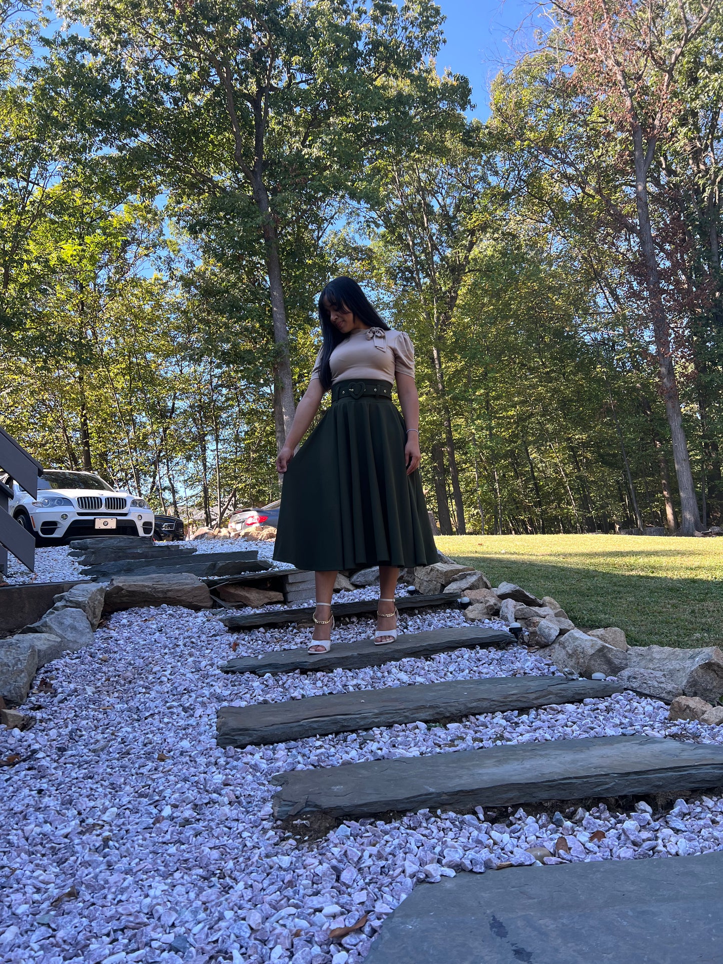 Sophia midi skirt
