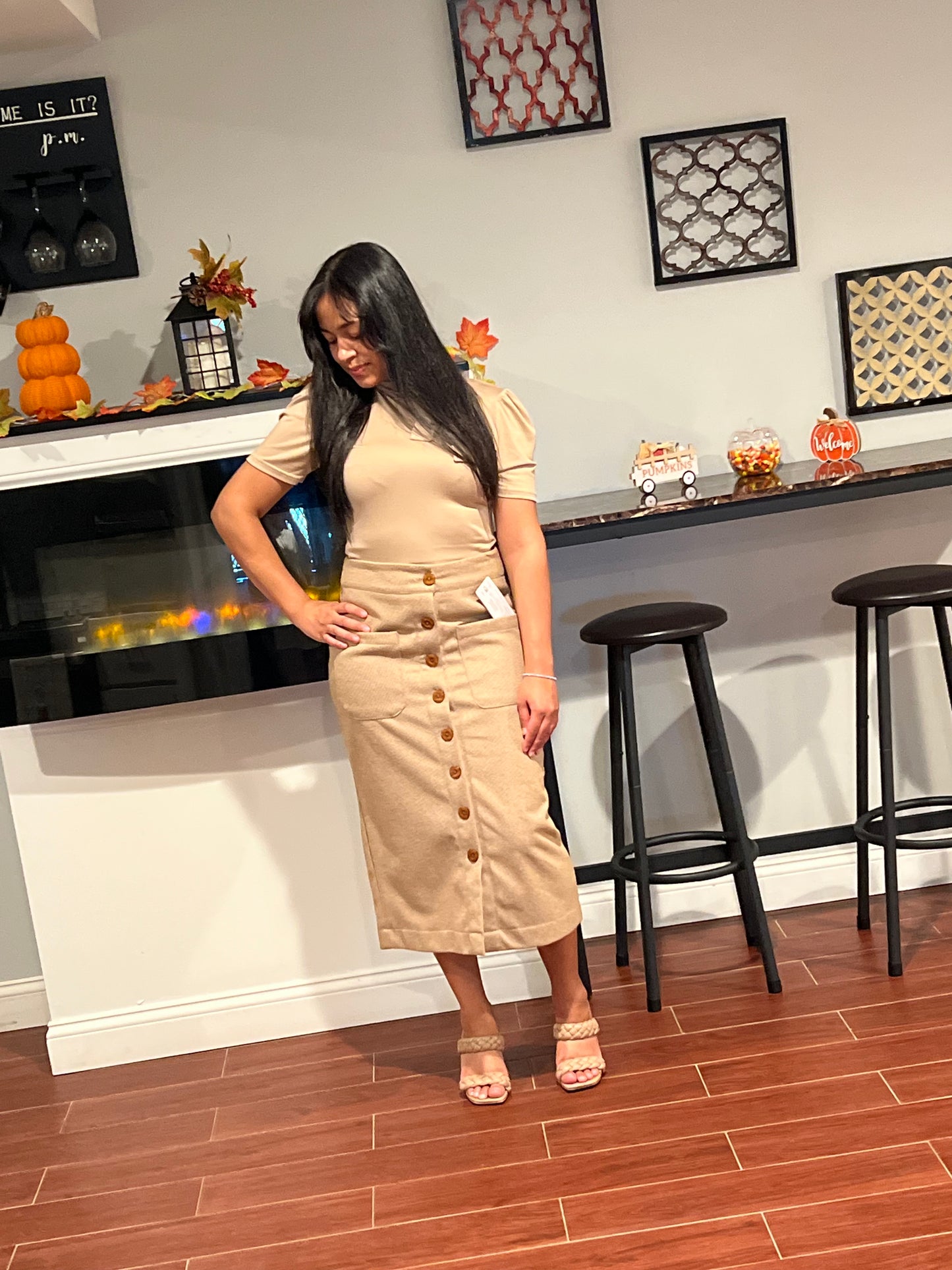 midi skirt