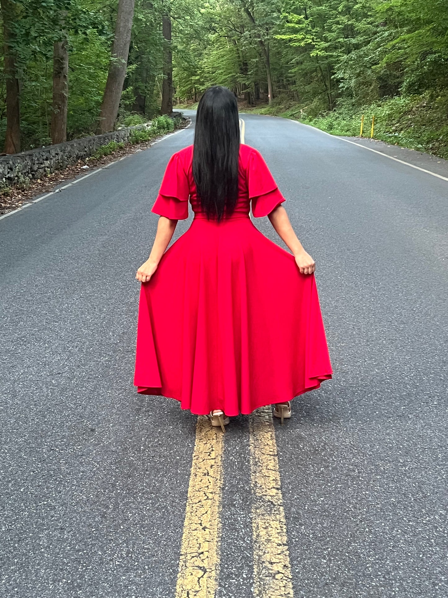 Rubi Maxi Dress Red