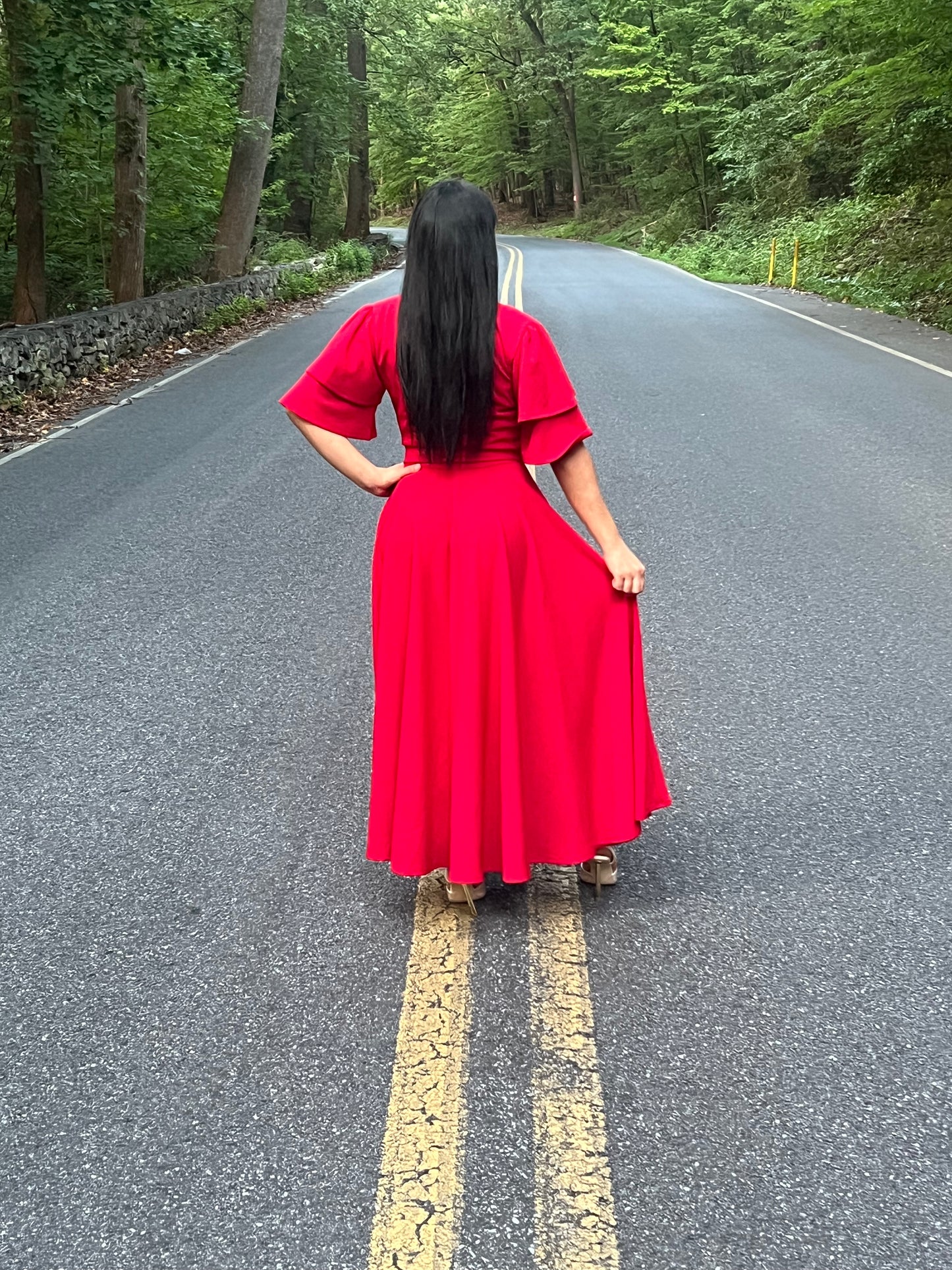 Rubi Maxi Dress Red