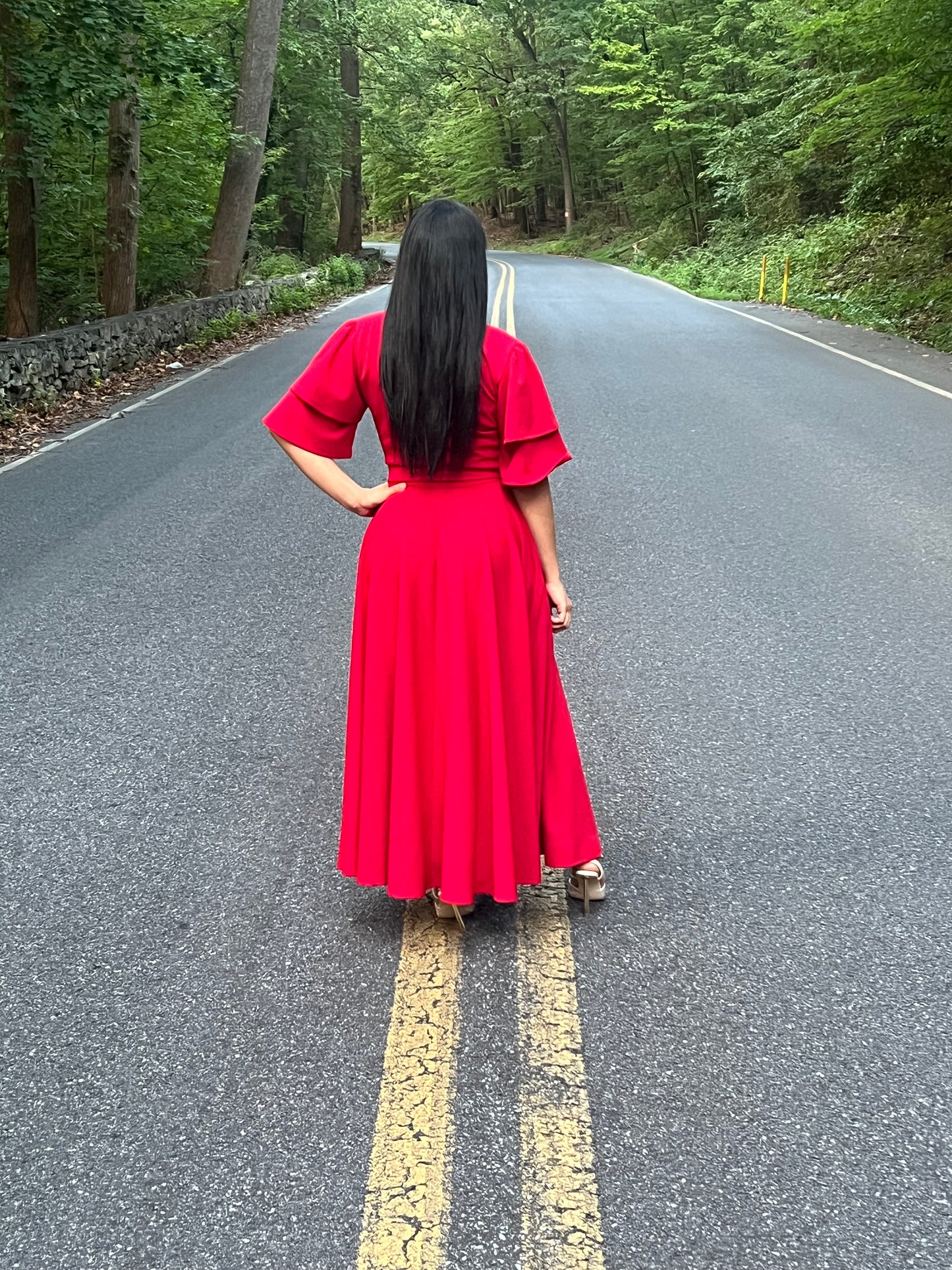 Rubi Maxi Dress Red