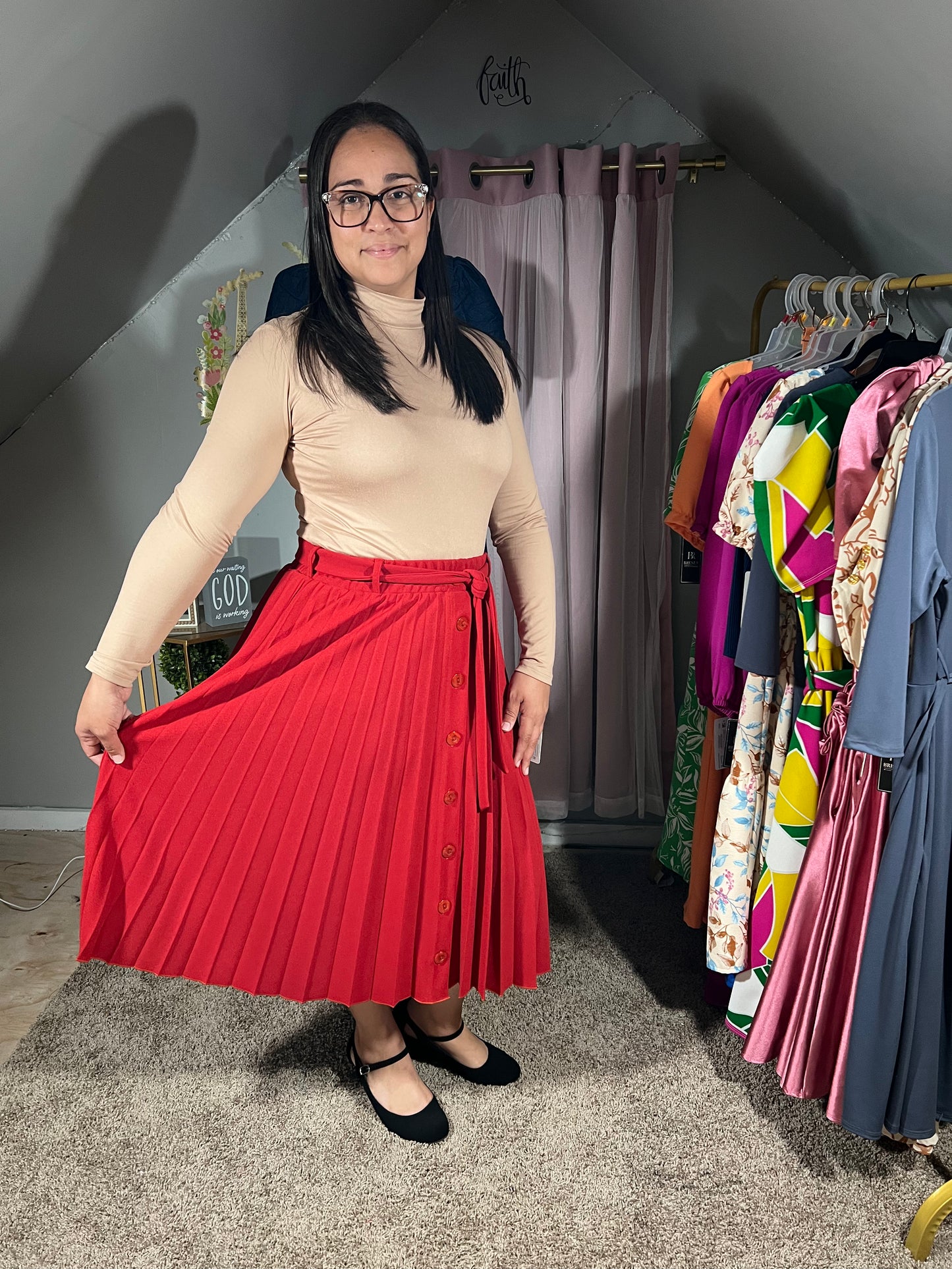Karylene Midi Skirt