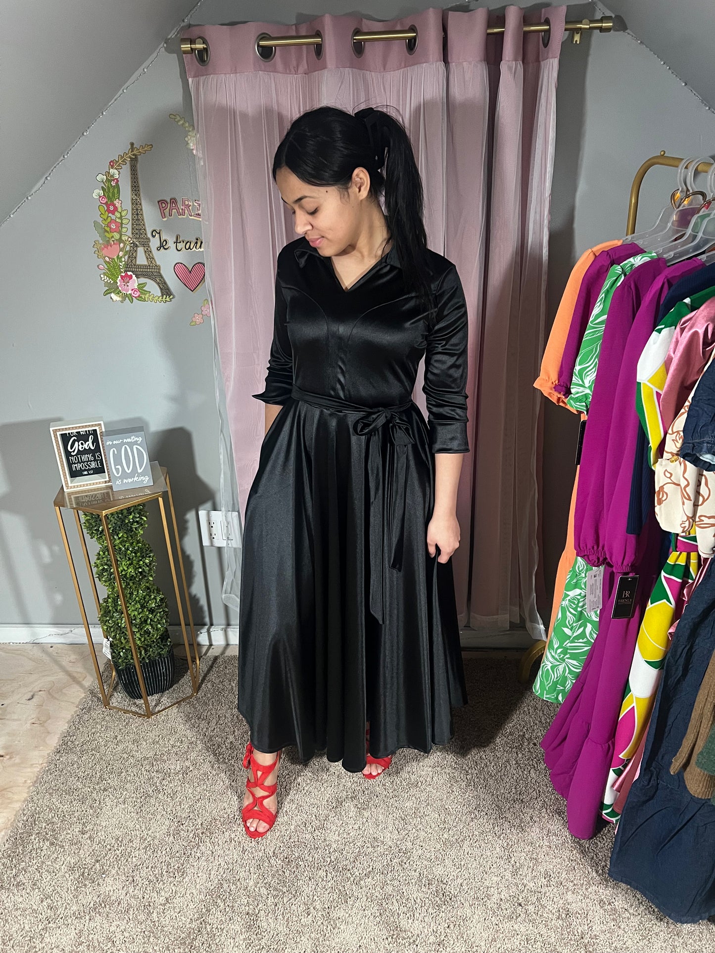 Victoria Black Dress
