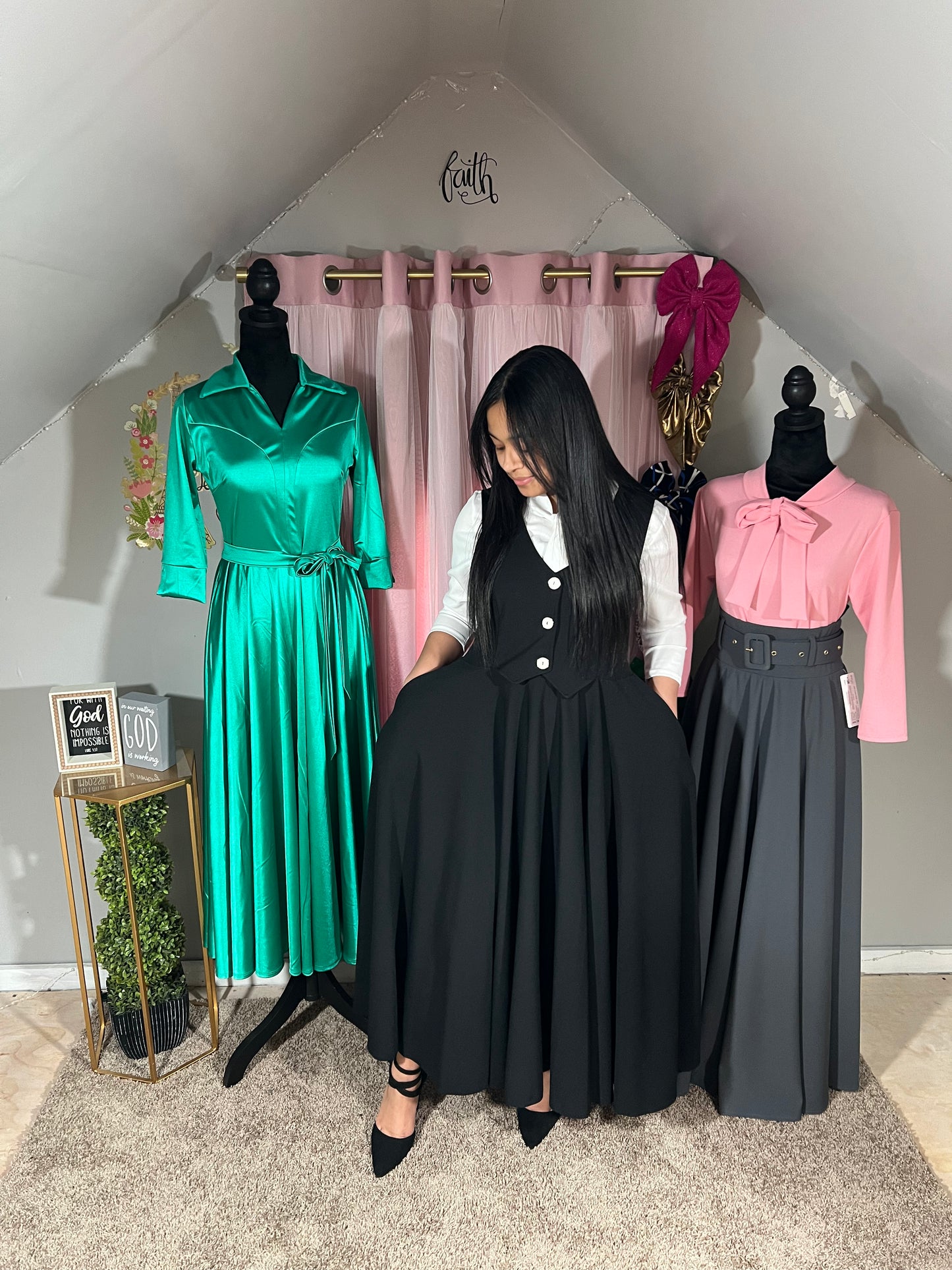 Wale Black Dress