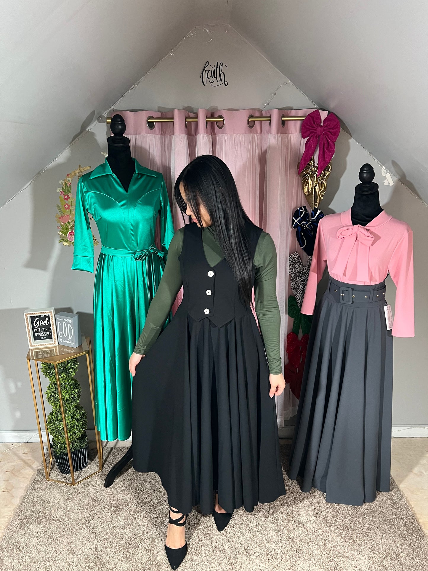 Wale Black Dress