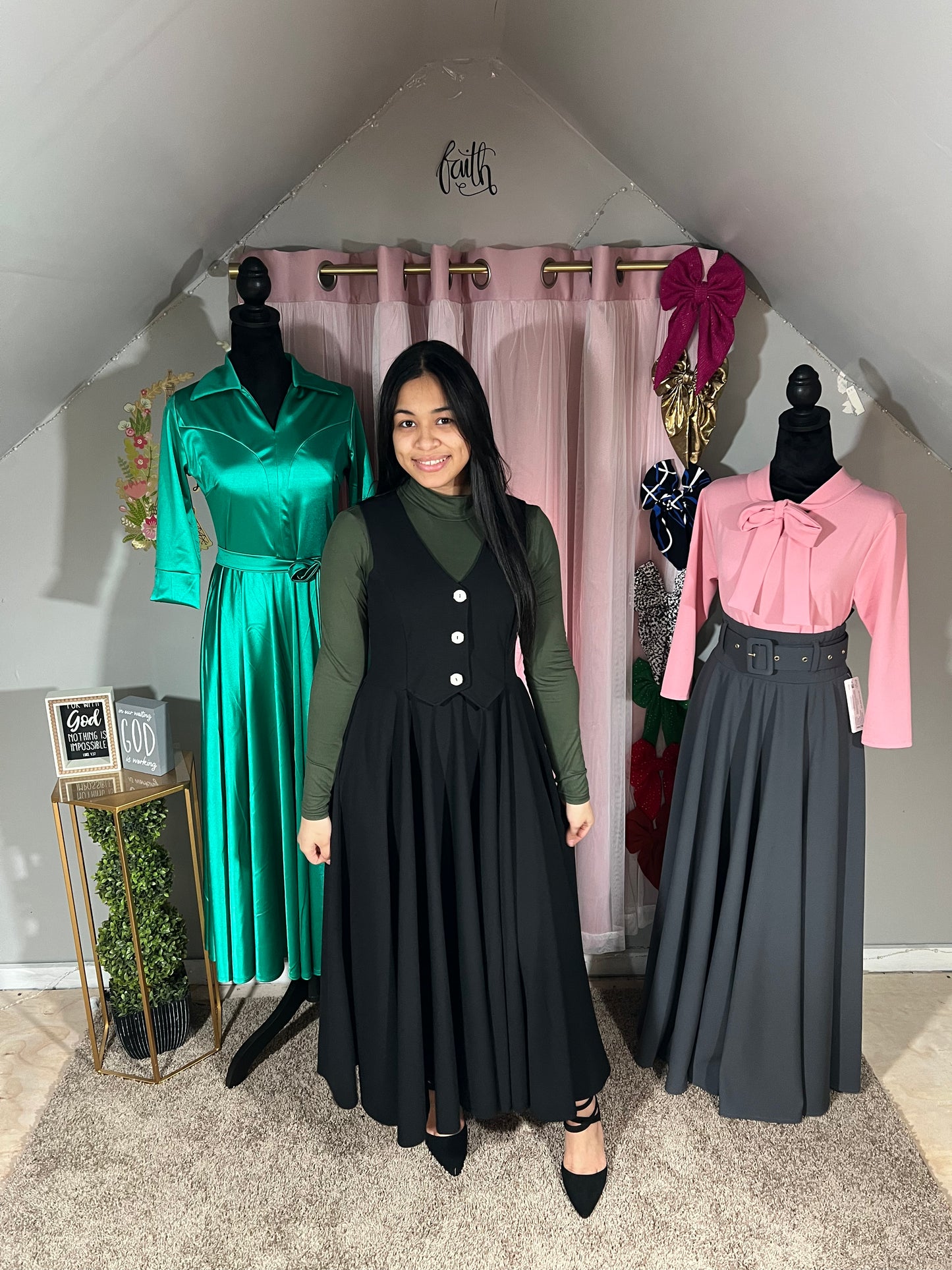 Wale Black Dress