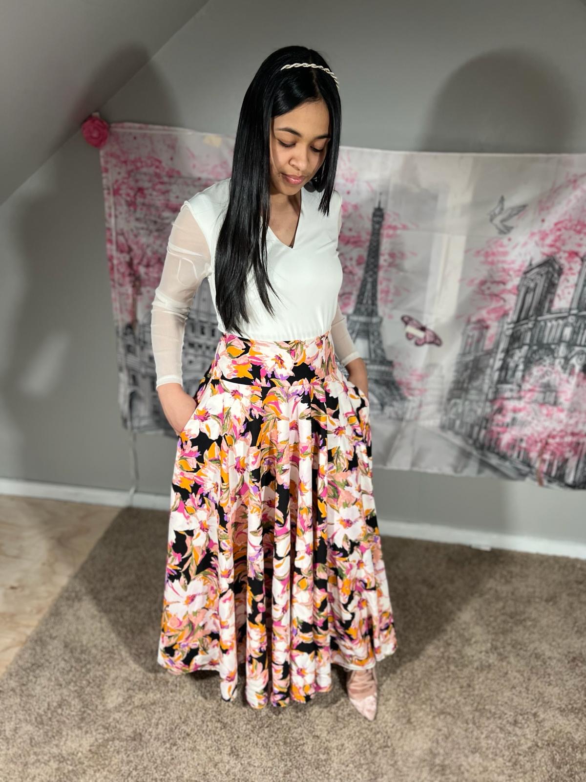 Angie Floral Skirt