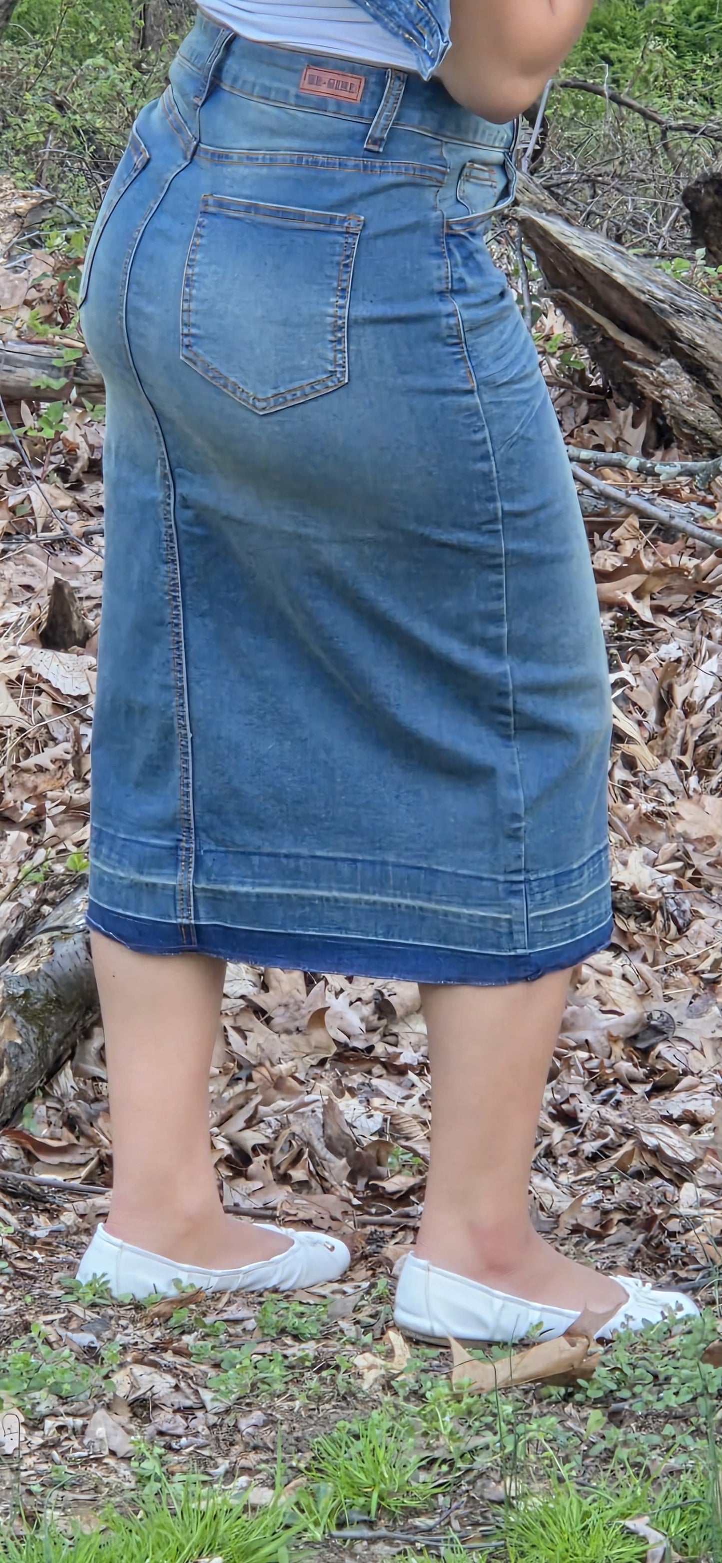 Vintage Denim Skirt