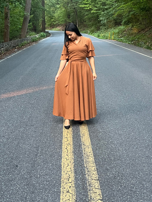 Rubi Maxi Dress Light Mocha