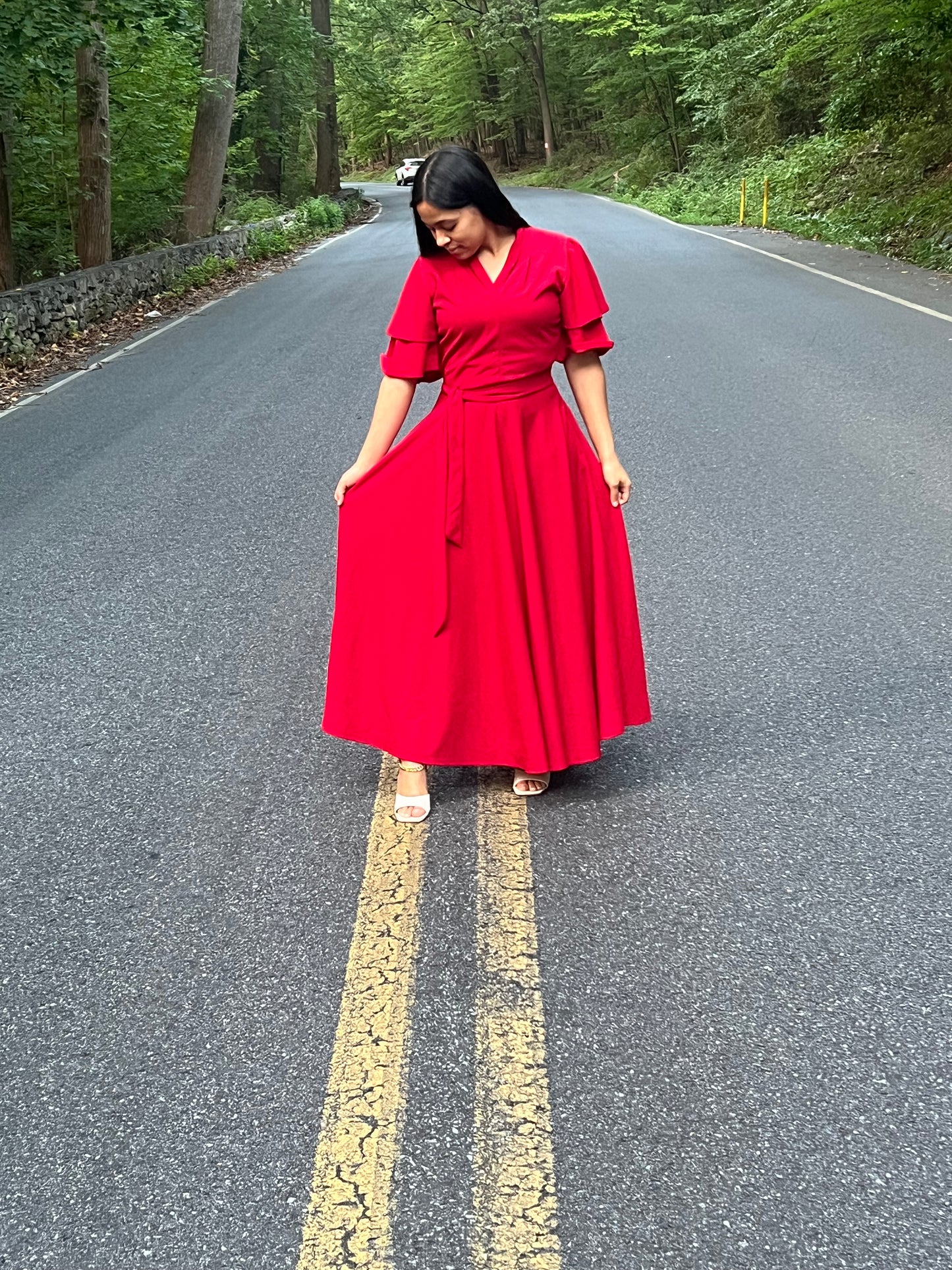 Rubi Maxi Dress  Red