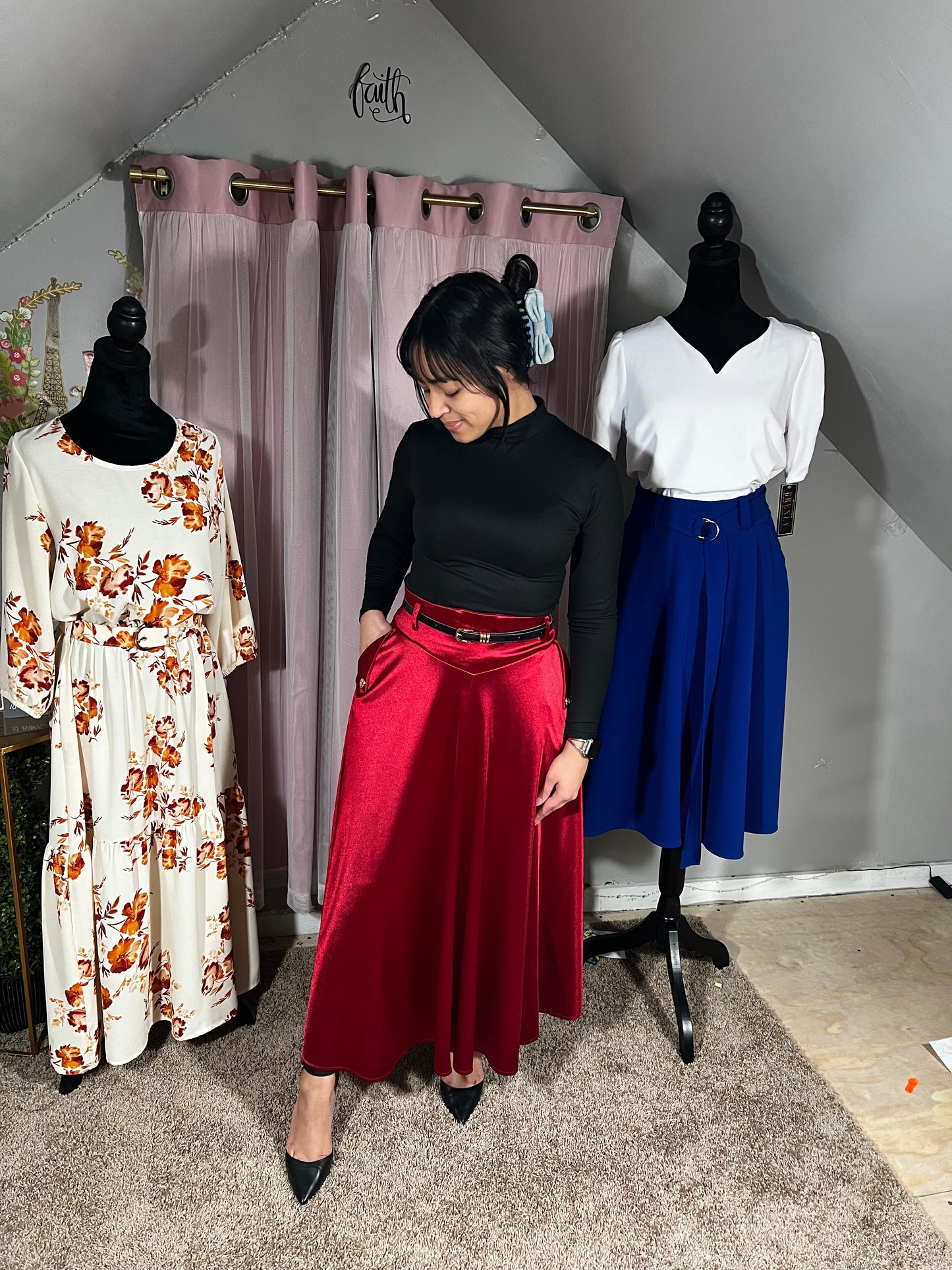 Scarlet Midi Skirt