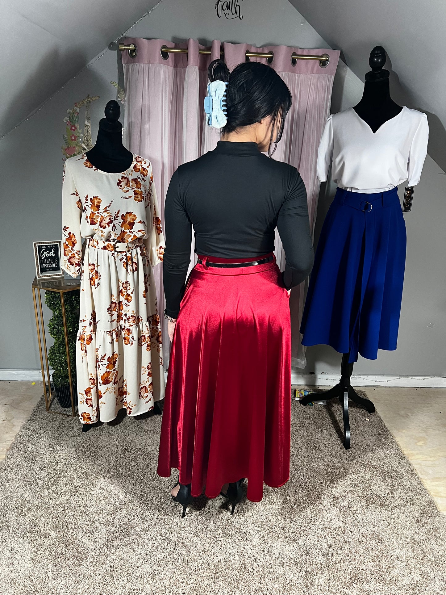 Scarlet Midi Skirt