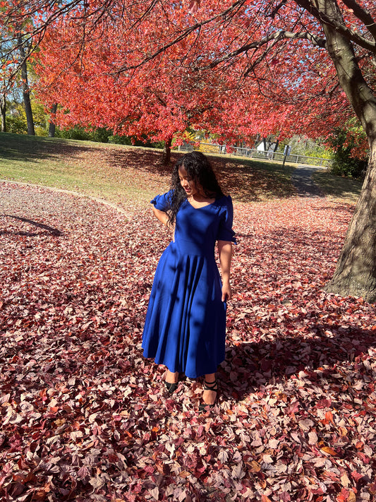 Royal Blue Dress