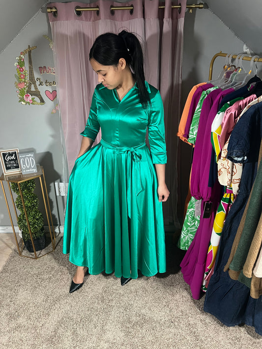 Victoria Green Dress