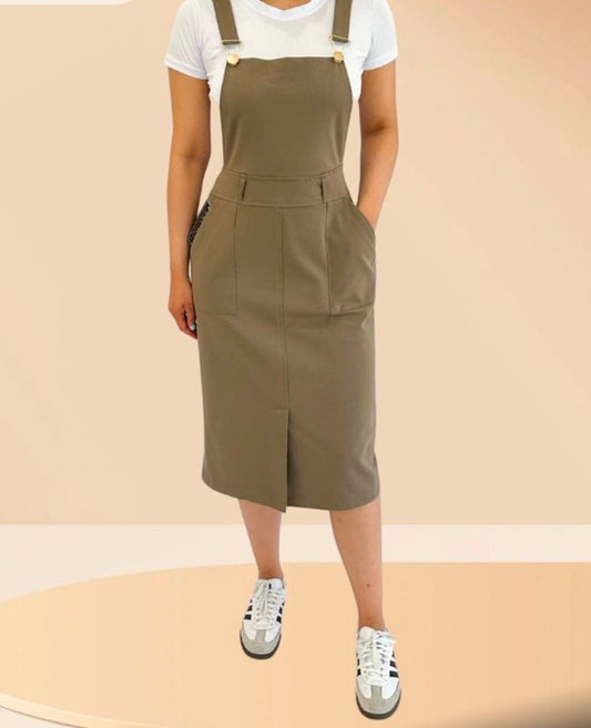Daisy Overal Solid Taupe