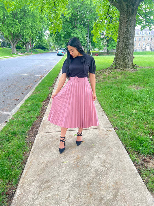 Andrea Midi Dusty Pink Skirt