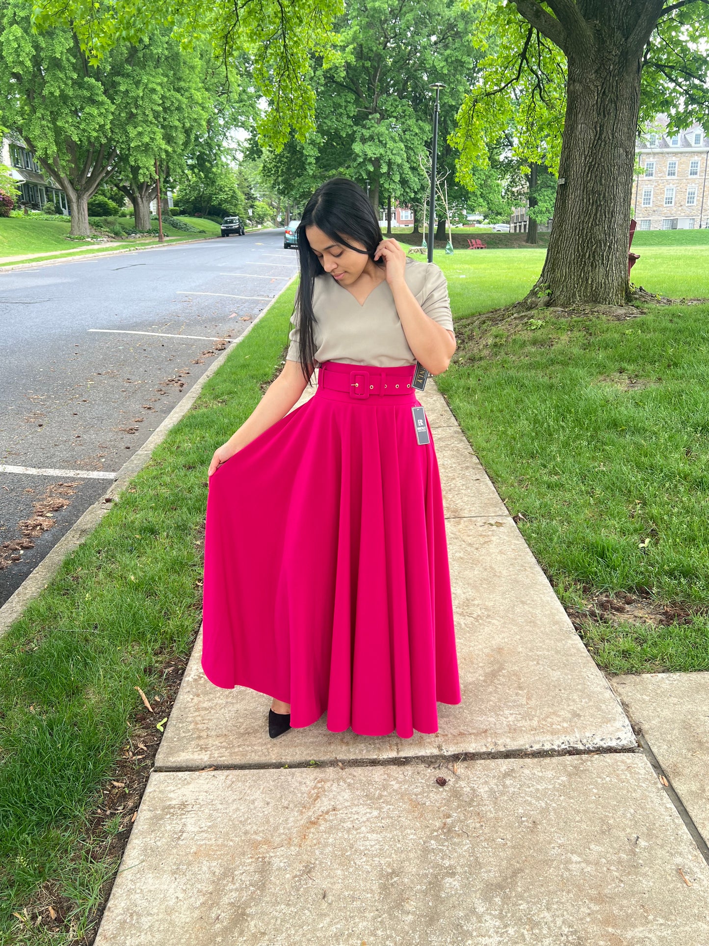 Sophia Fucsia skirt