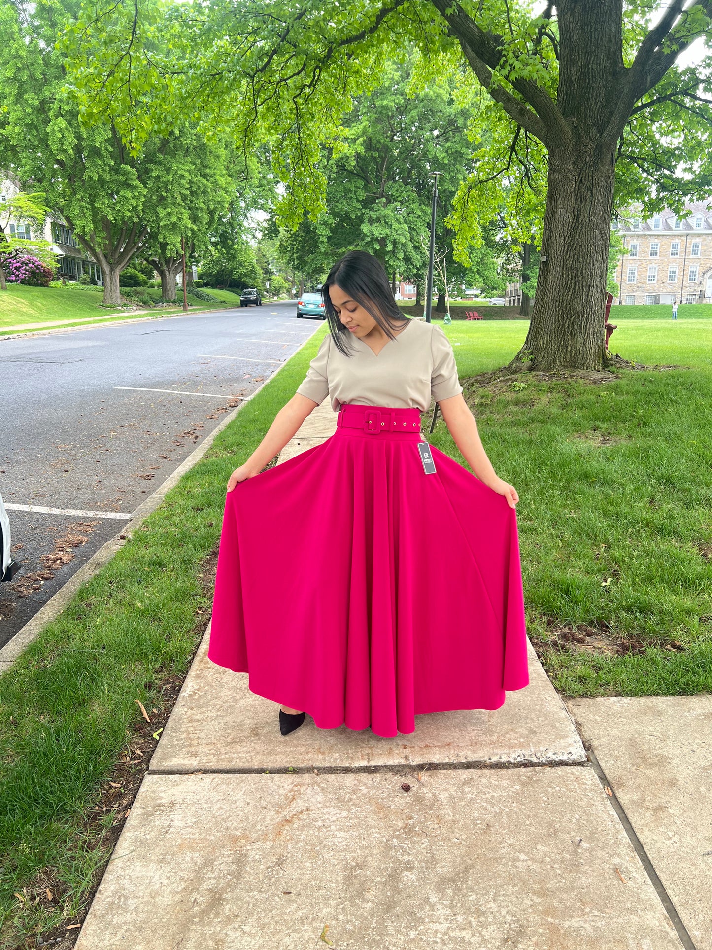 Sophia Fucsia skirt