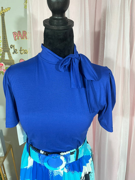 Royal Blue Blouse